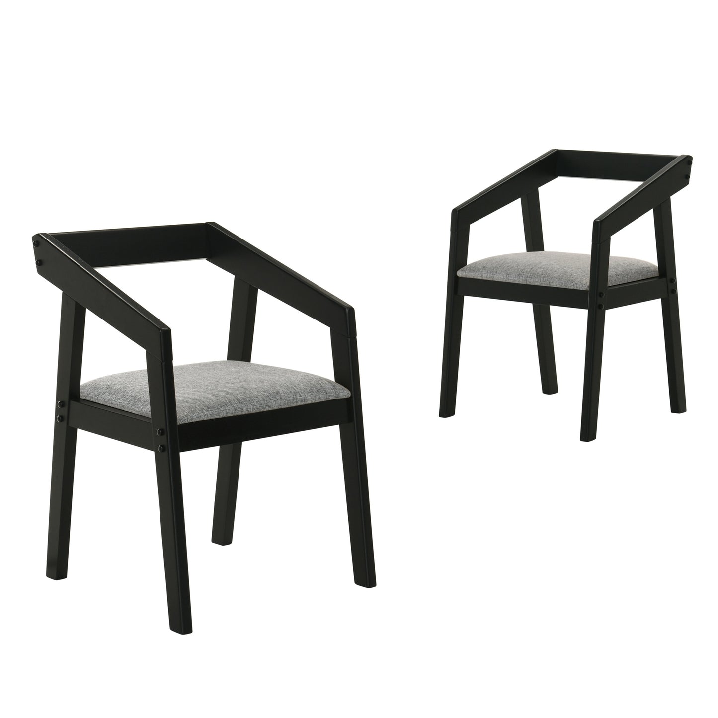 Lincoln Set of 2 Dining Chairs – Black