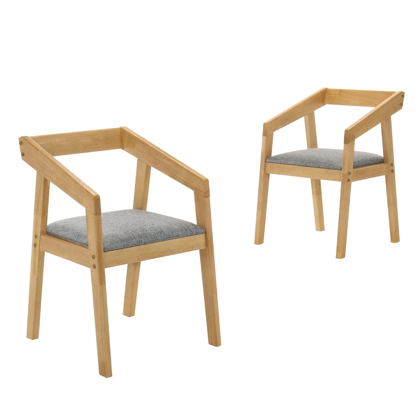 Lincoln Set of 2 Dining Chairs- Natural