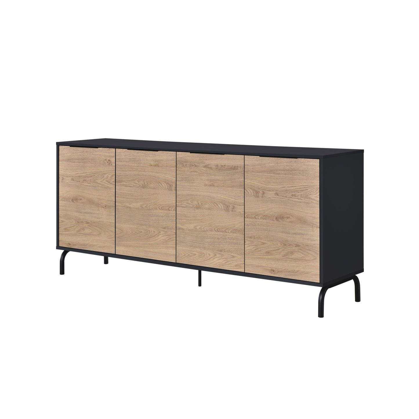 Eleora Sideboard Buffet - Black/Oak