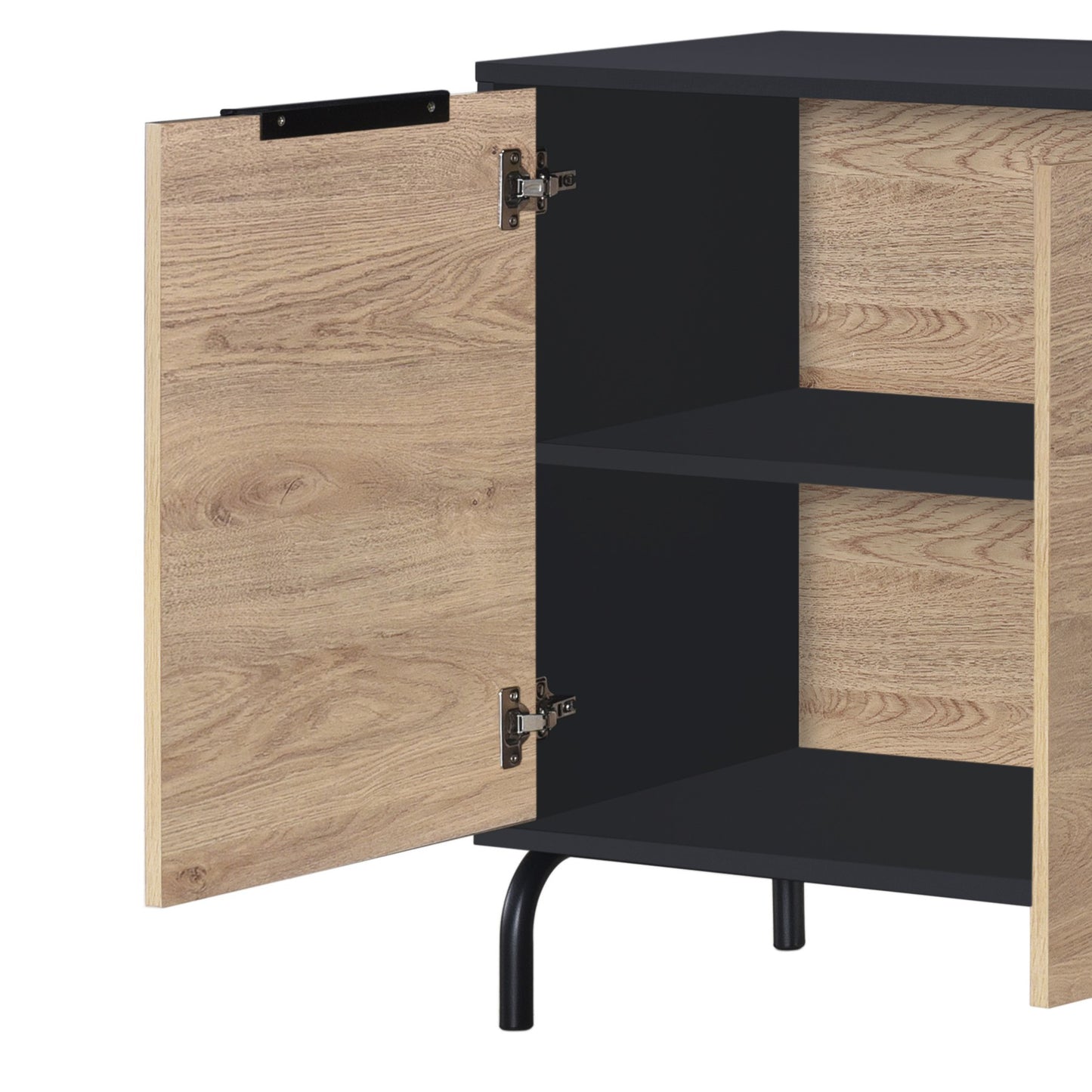 Eleora Sideboard Buffet - Black/Oak