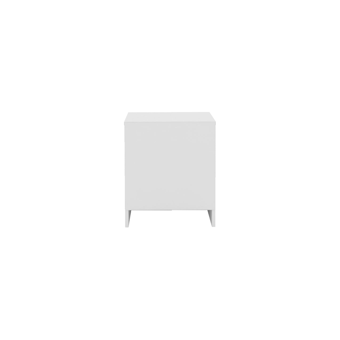 Ivan Side Table- White/Oak