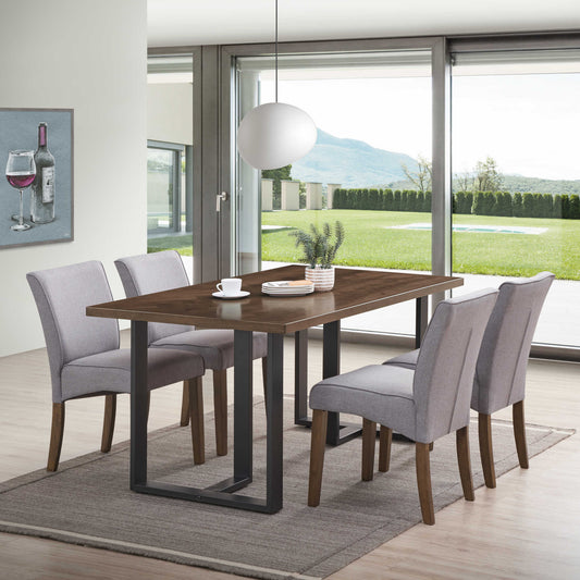 Jackson 1.5m Dining Table Set – 1 Dining Table + 4 Chairs