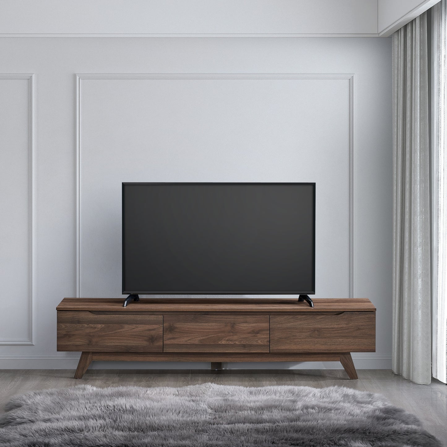 Jessie 1.8m TV Entertainment Unit - White/Oak