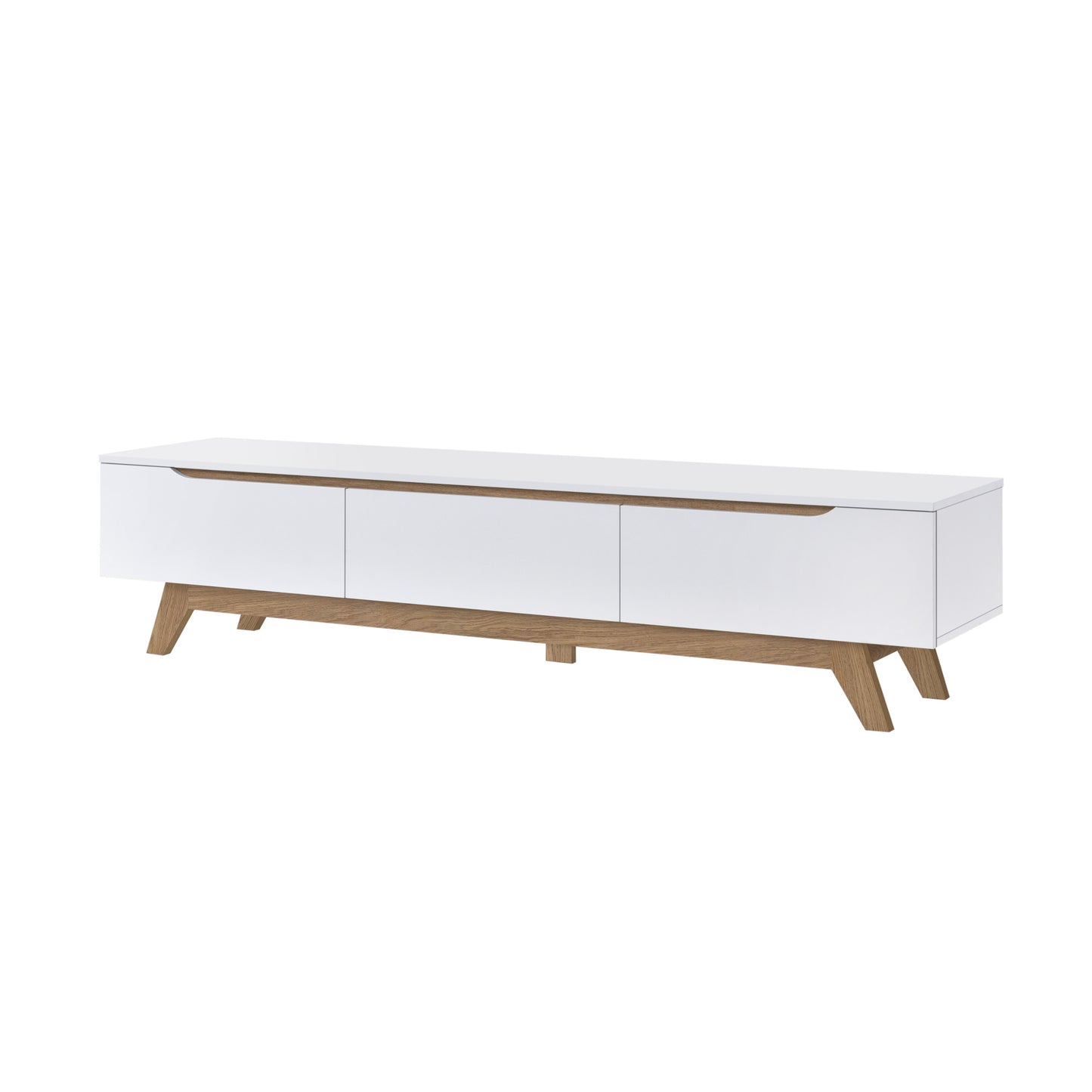 Jessie 1.8m TV Entertainment Unit - White/Oak
