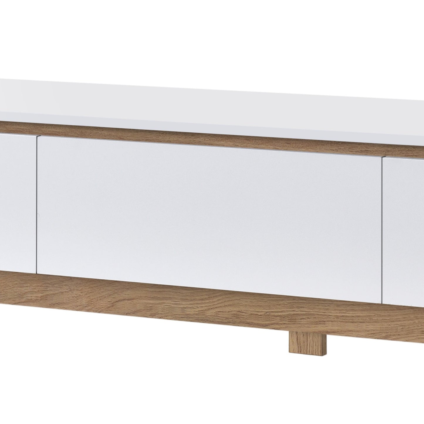 Jessie 1.8m TV Entertainment Unit - White/Oak