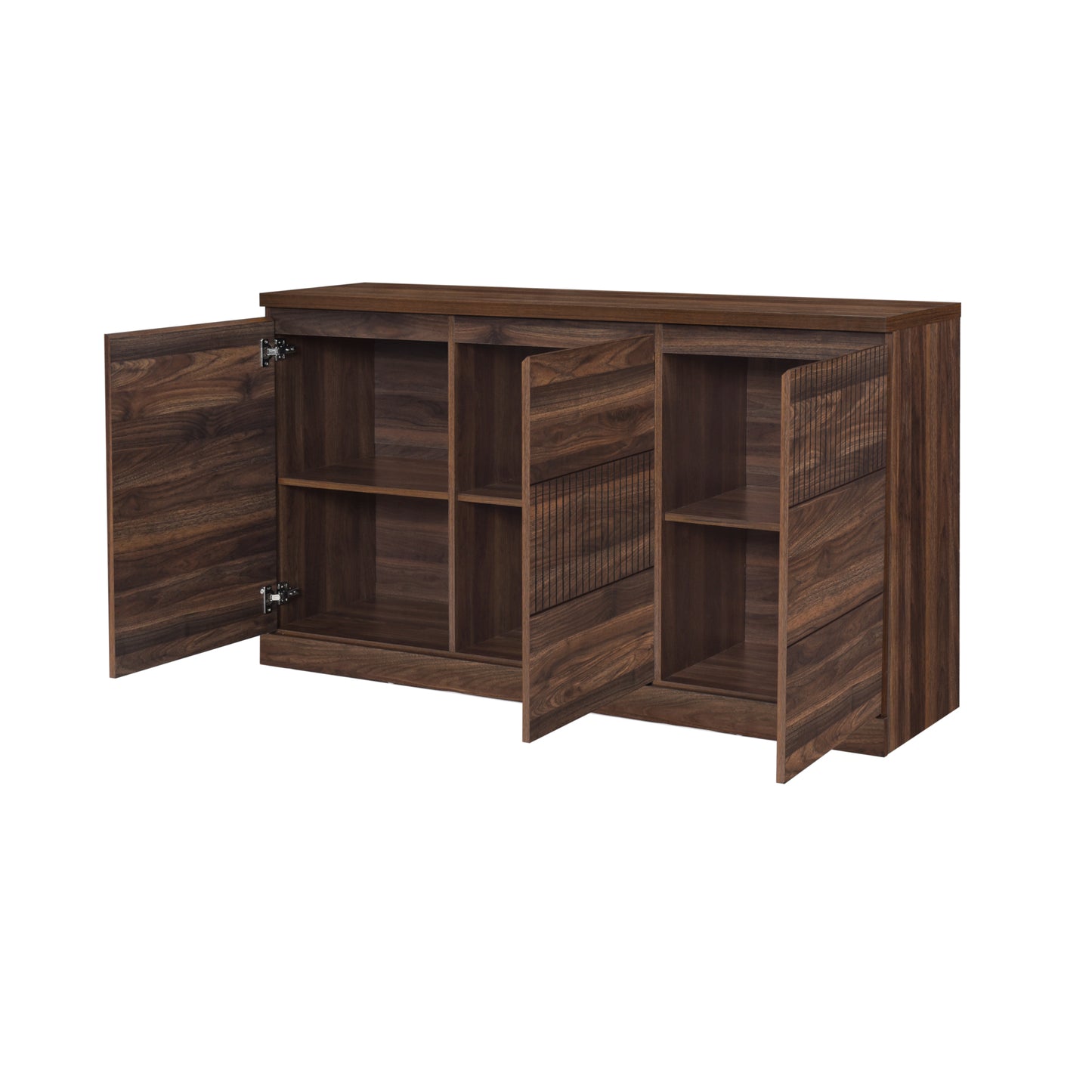 Kaden 1.44m Sideboard Buffet Storage Cabinet - Walnut