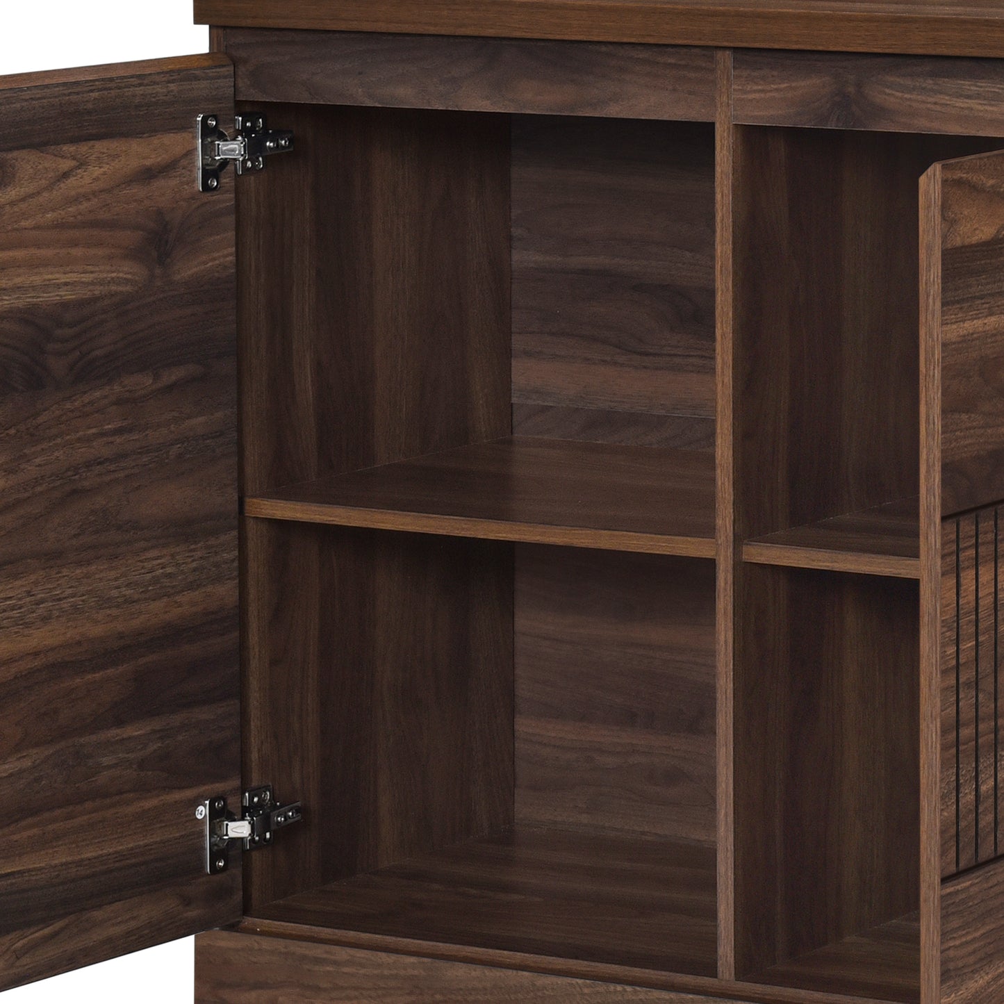 Kaden 1.44m Sideboard Buffet Storage Cabinet - Walnut