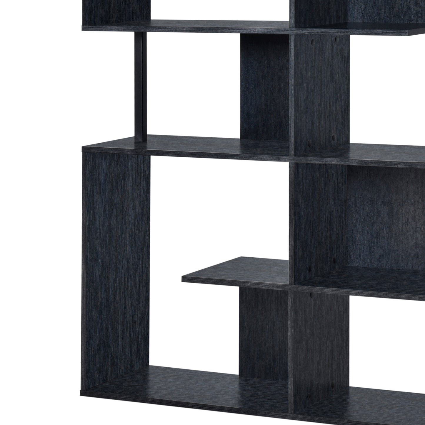 Omi 5 Tier Shelving Unit - Black