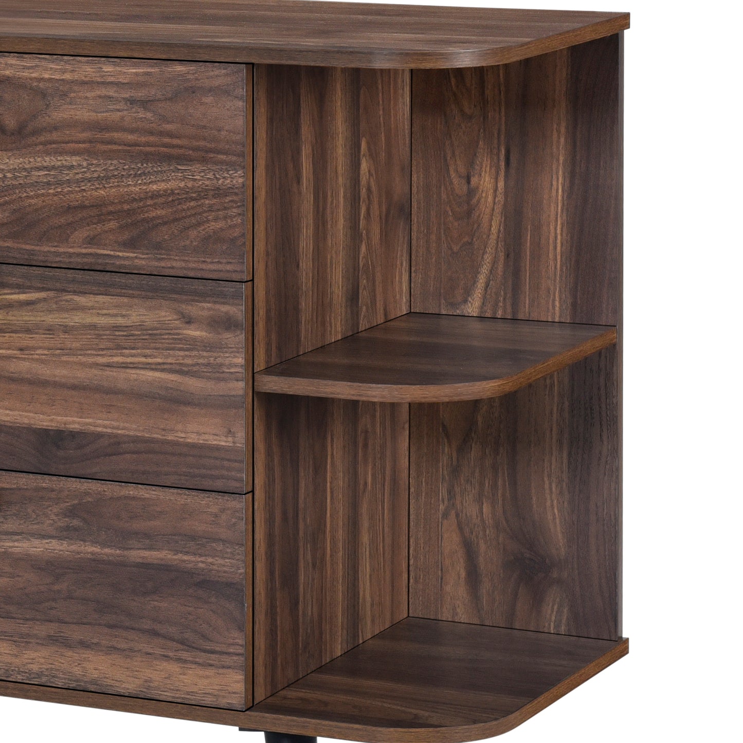 Salem 1.6m Sideboard Buffet Storage Cabinet - Walnut