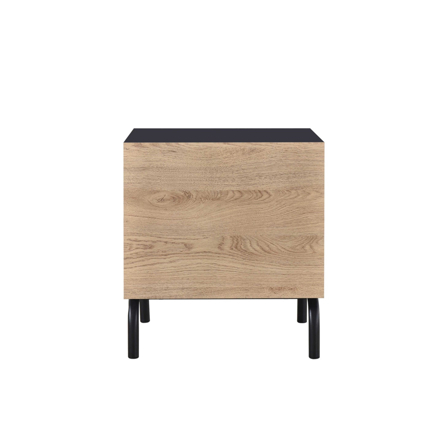 Eleora Side Table - Black/Oak