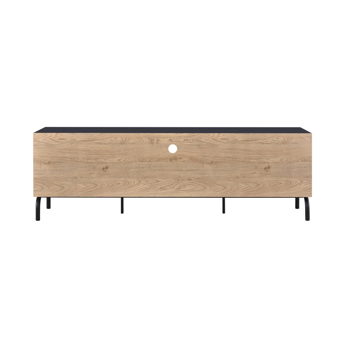 Eleora 1.6m TV Entertainment Unit - Black/Oak