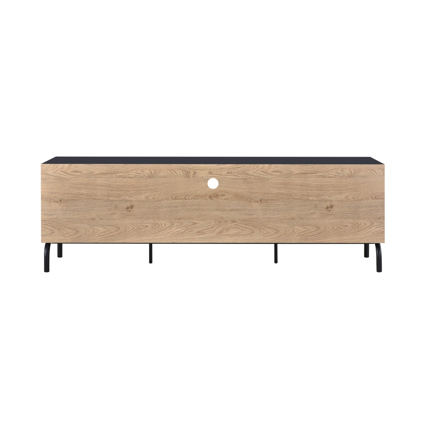 Eleora 1.6m TV Entertainment Unit - Black/Oak