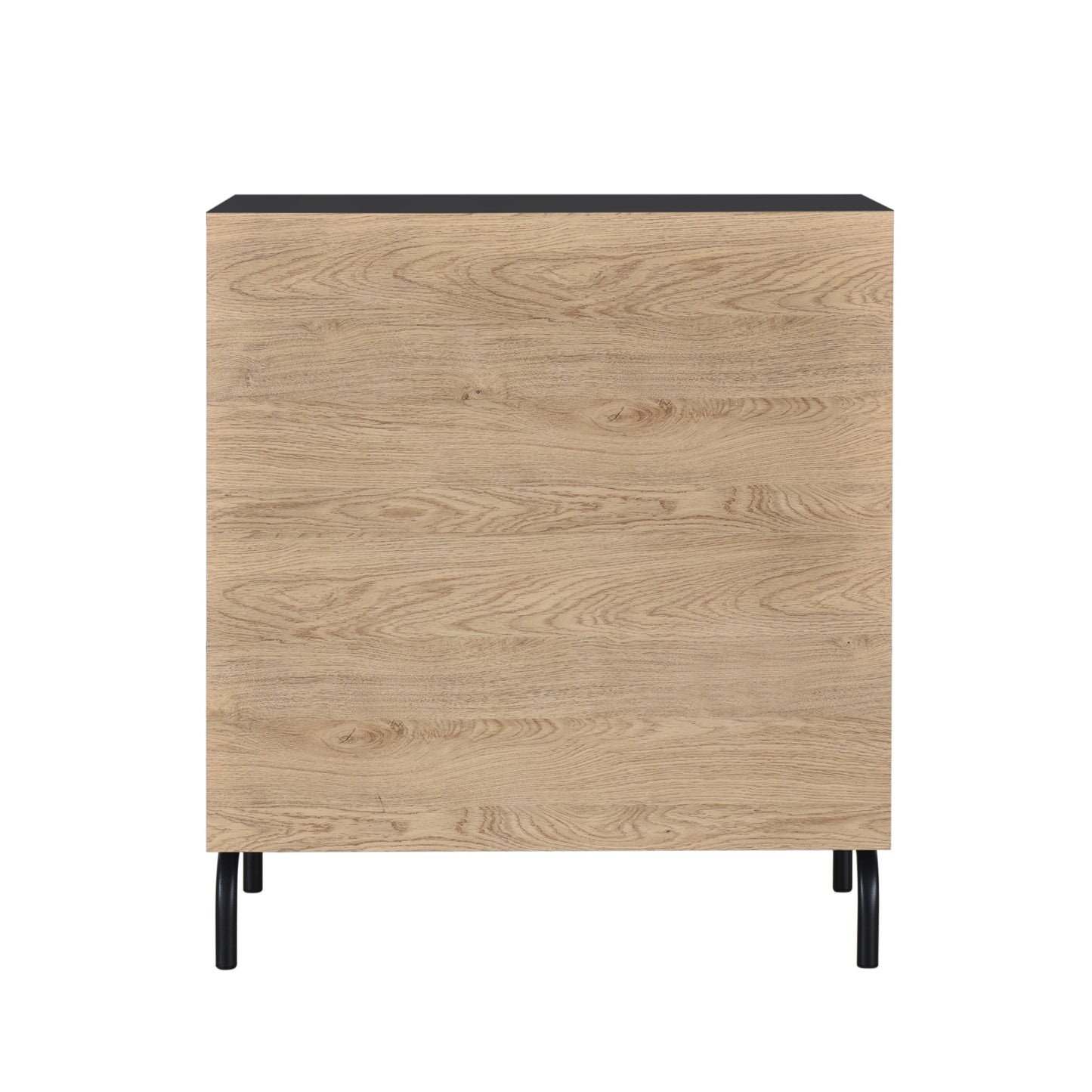 Eleora Chest of 4 Drawers - Black/Oak