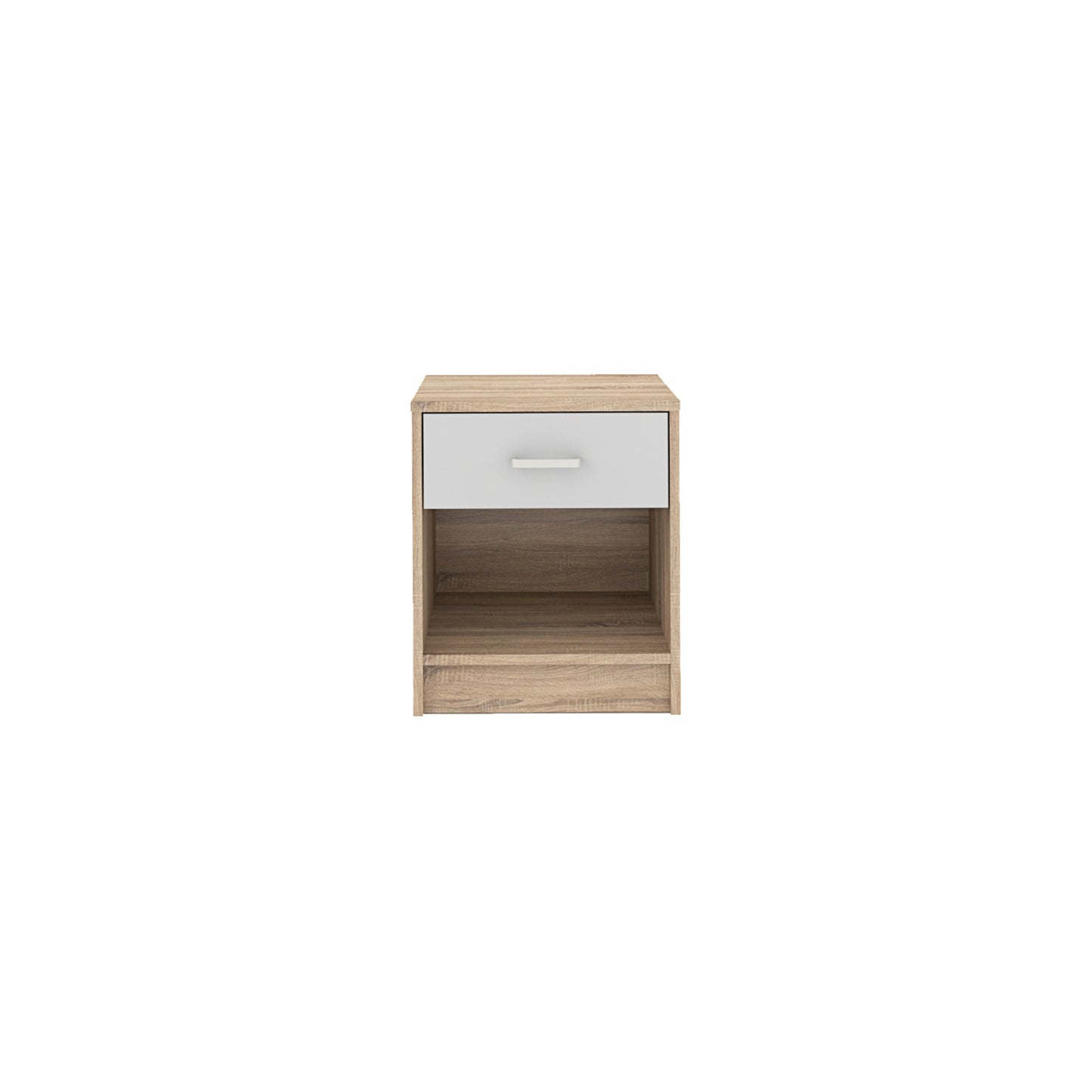 Ivan Side Table- Oak/Light Grey