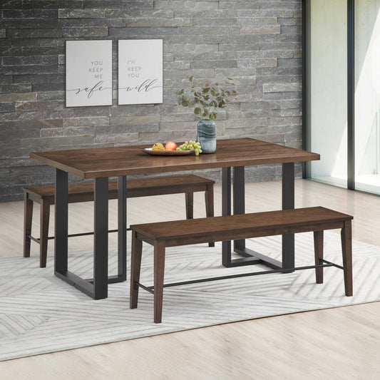 Jackson 1.5m Dining Table Set – 1 Dining Table + 2 Benches