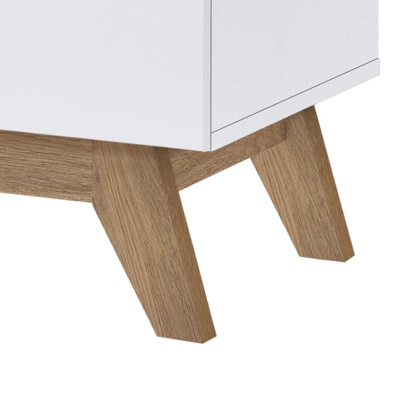 Jessie Side Table - White/Oak