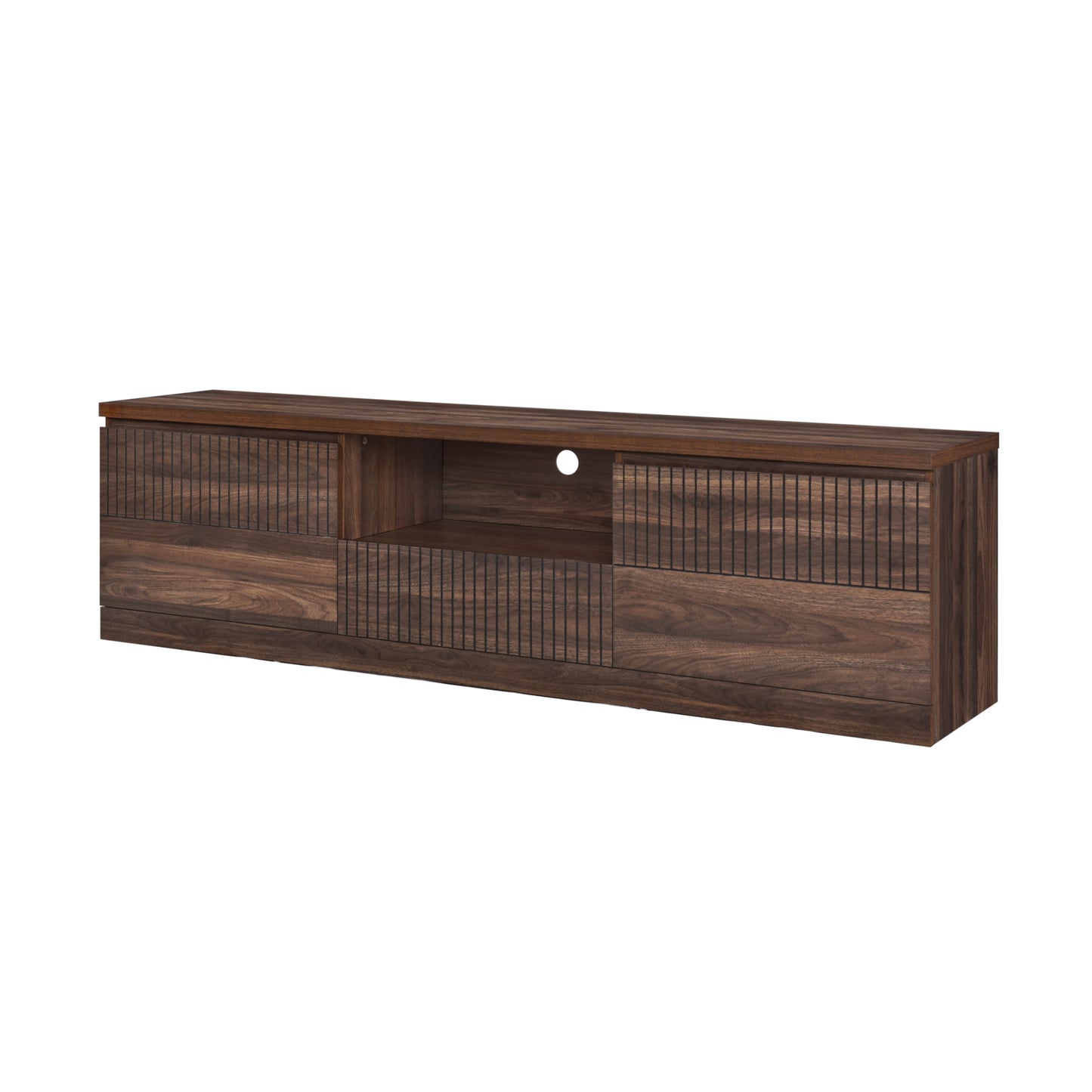 Kaden 1.8m TV Entertainment Unit - Walnut