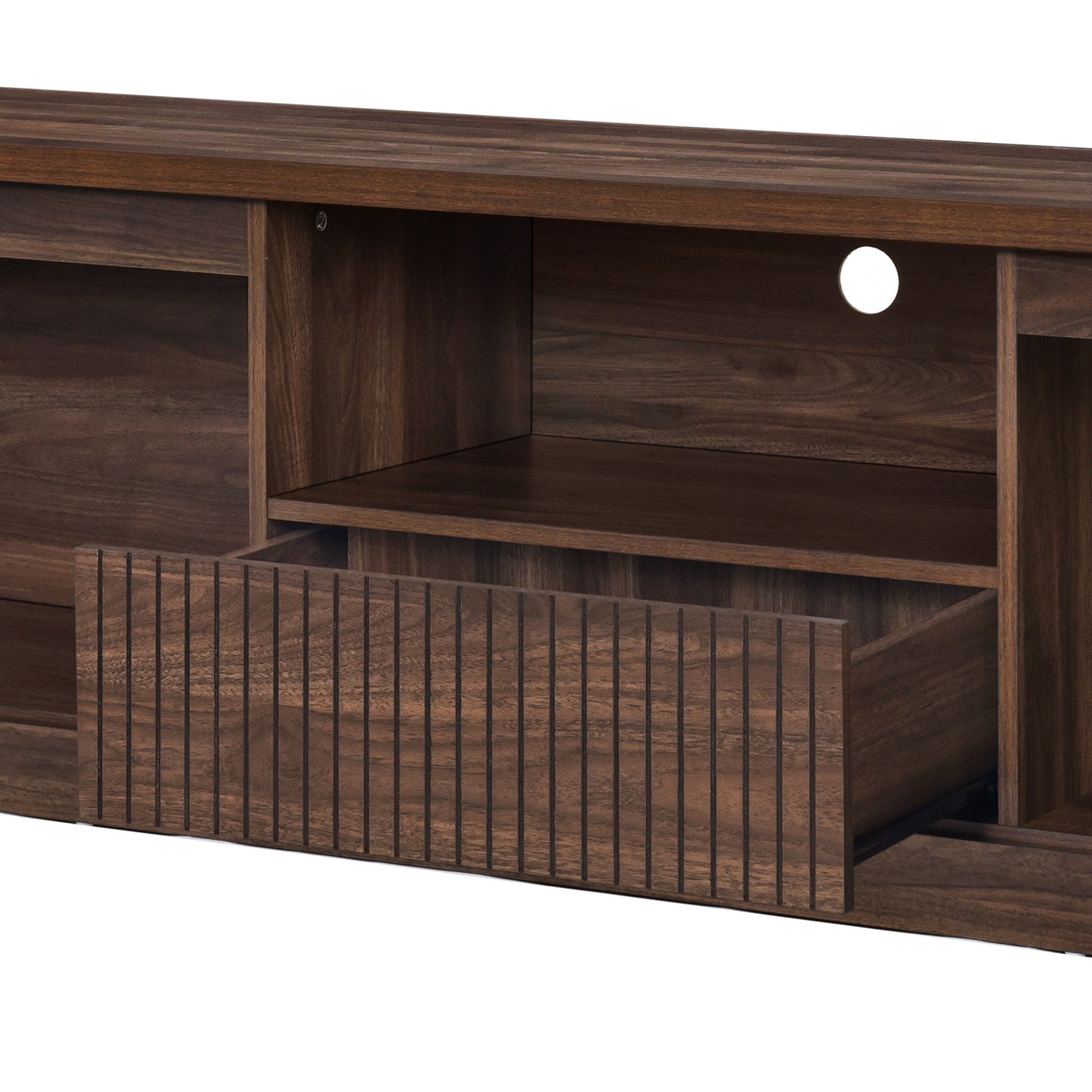 Kaden 1.8m TV Entertainment Unit - Walnut