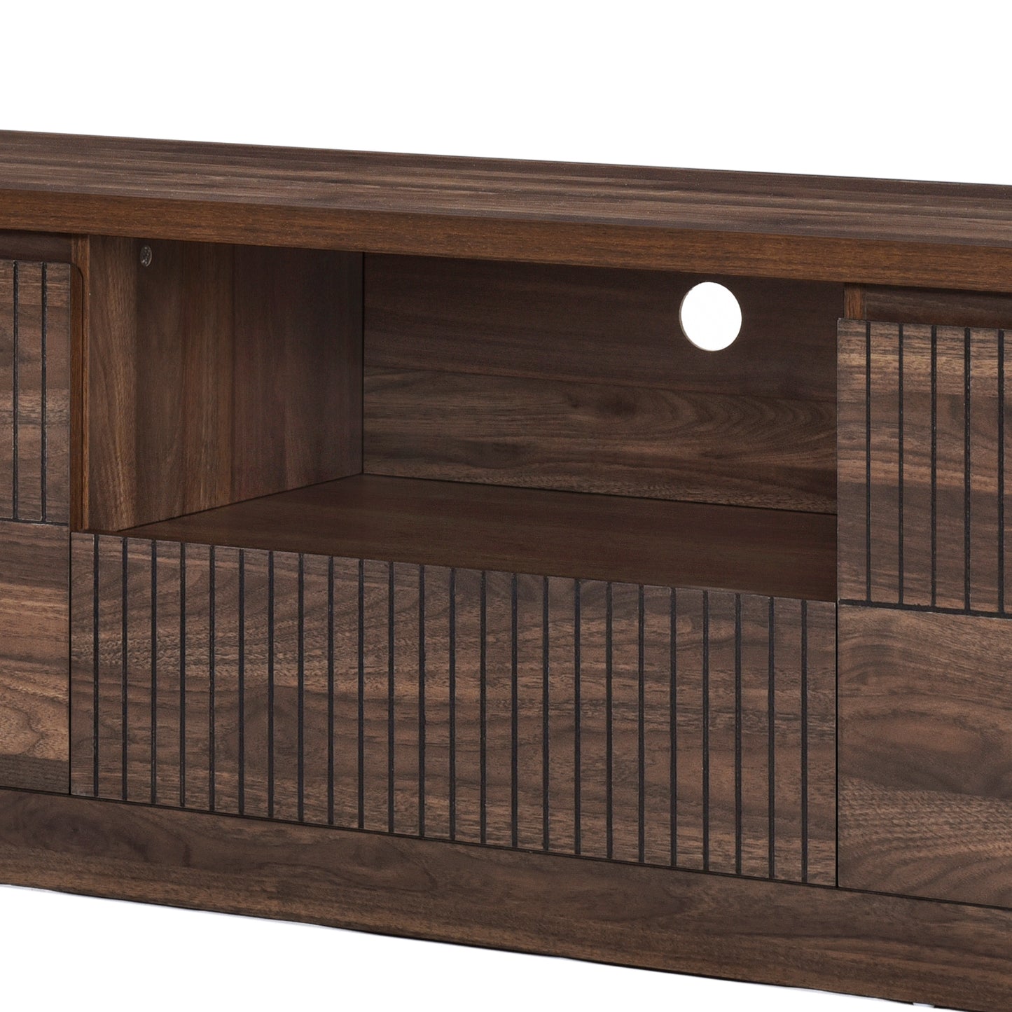 Kaden 1.8m TV Entertainment Unit - Walnut