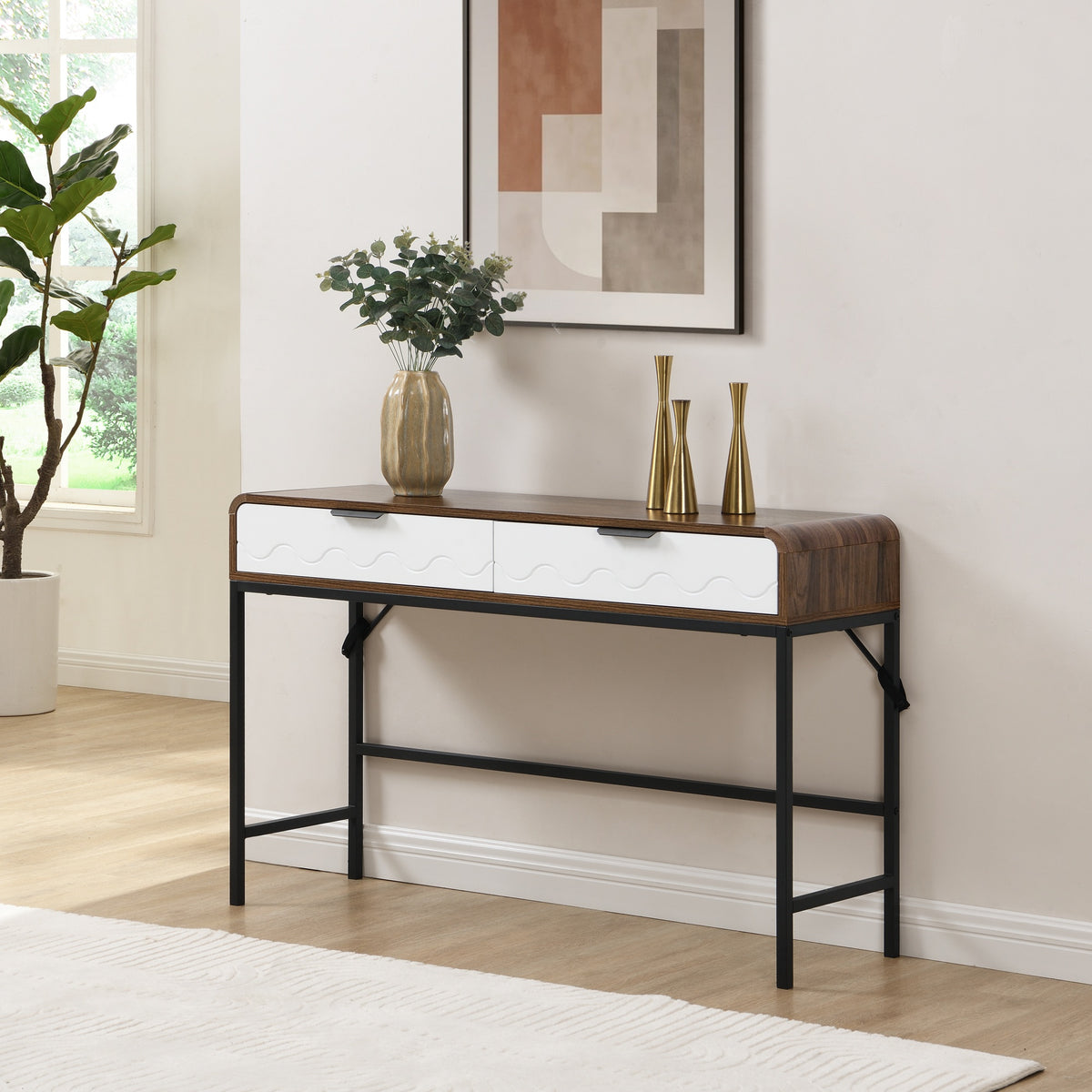 Louis 2 Drawer Console Table