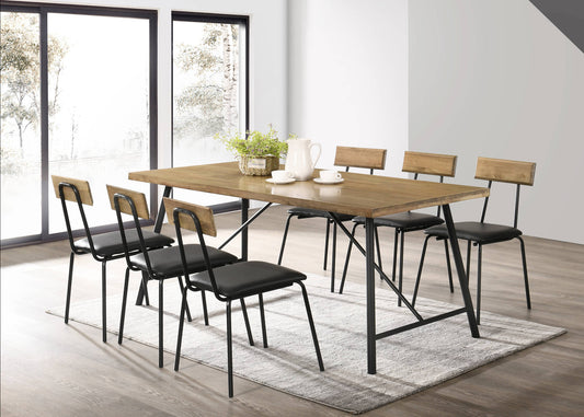 1.8m Owen Dining Table Set – 1 Dining Table + 6 Chairs