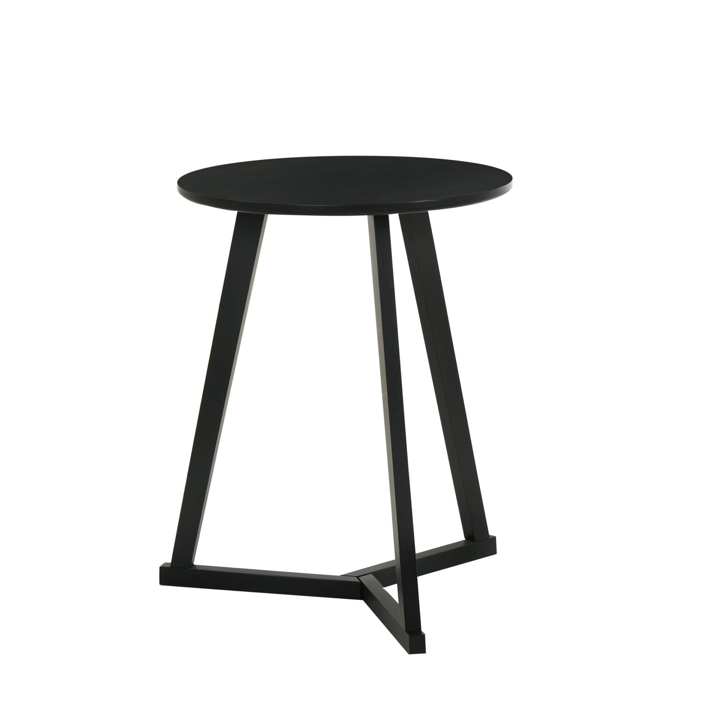 Nathan Round Side Table – Black