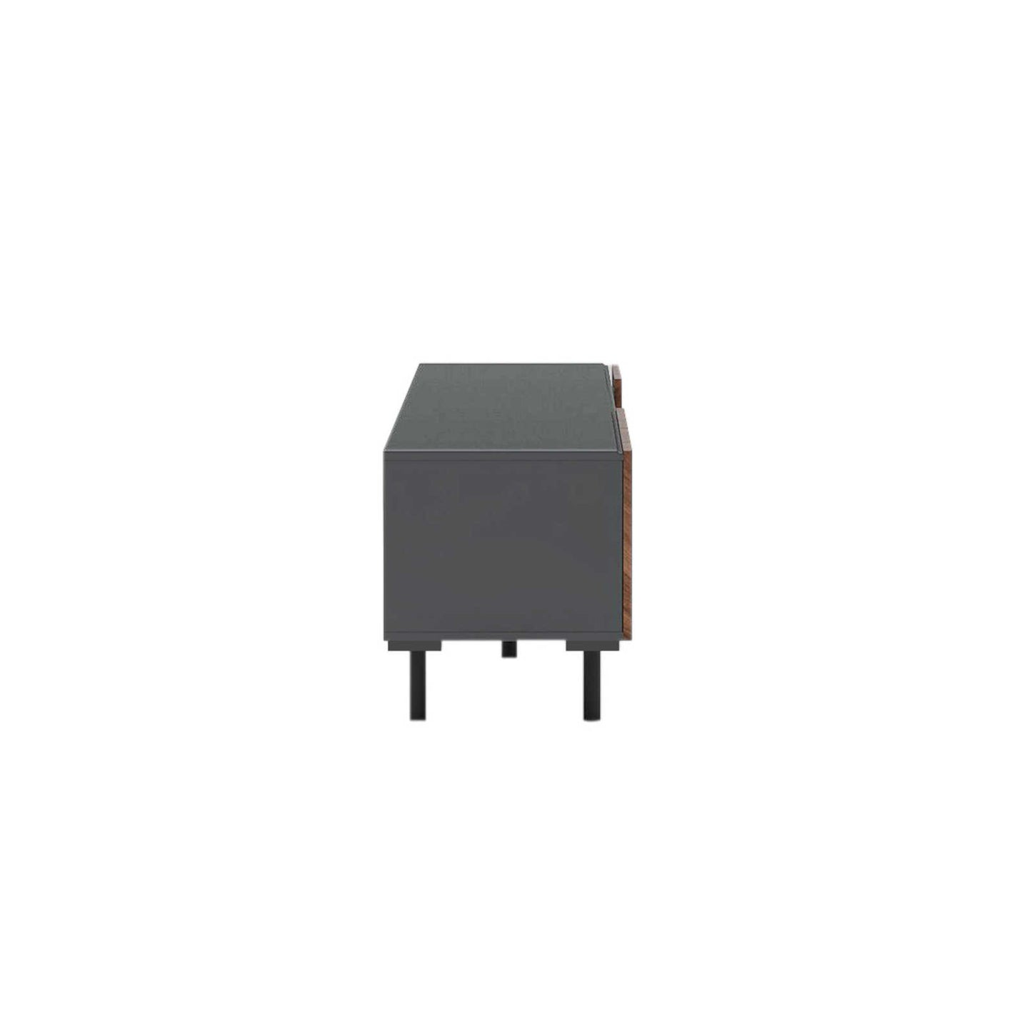 Noe 1.6m TV Entertainment Unit - Dark Grey/Columbia