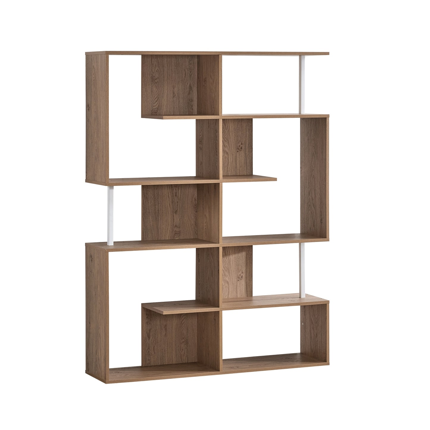 Omi 5 Tier Shelving Unit - Oak