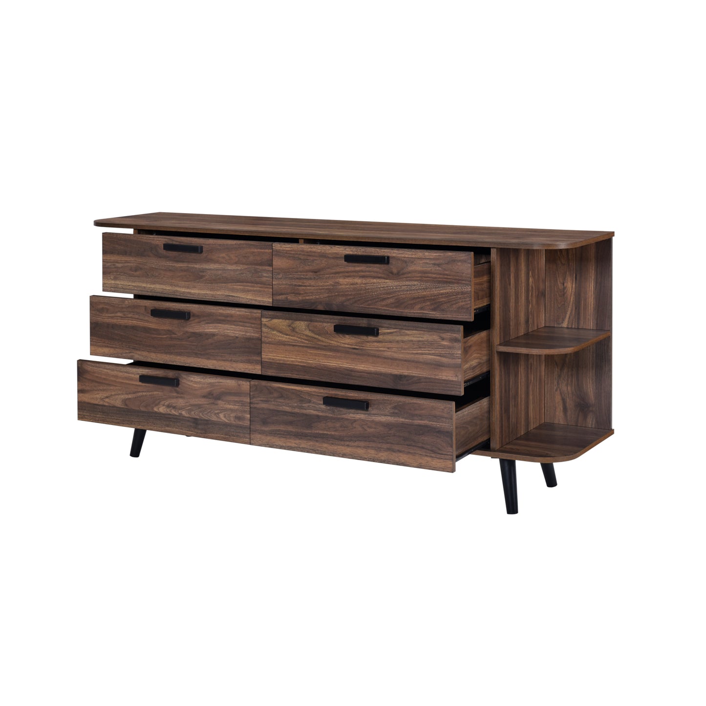 Salem 1.6m Sideboard Buffet Storage Cabinet - Walnut