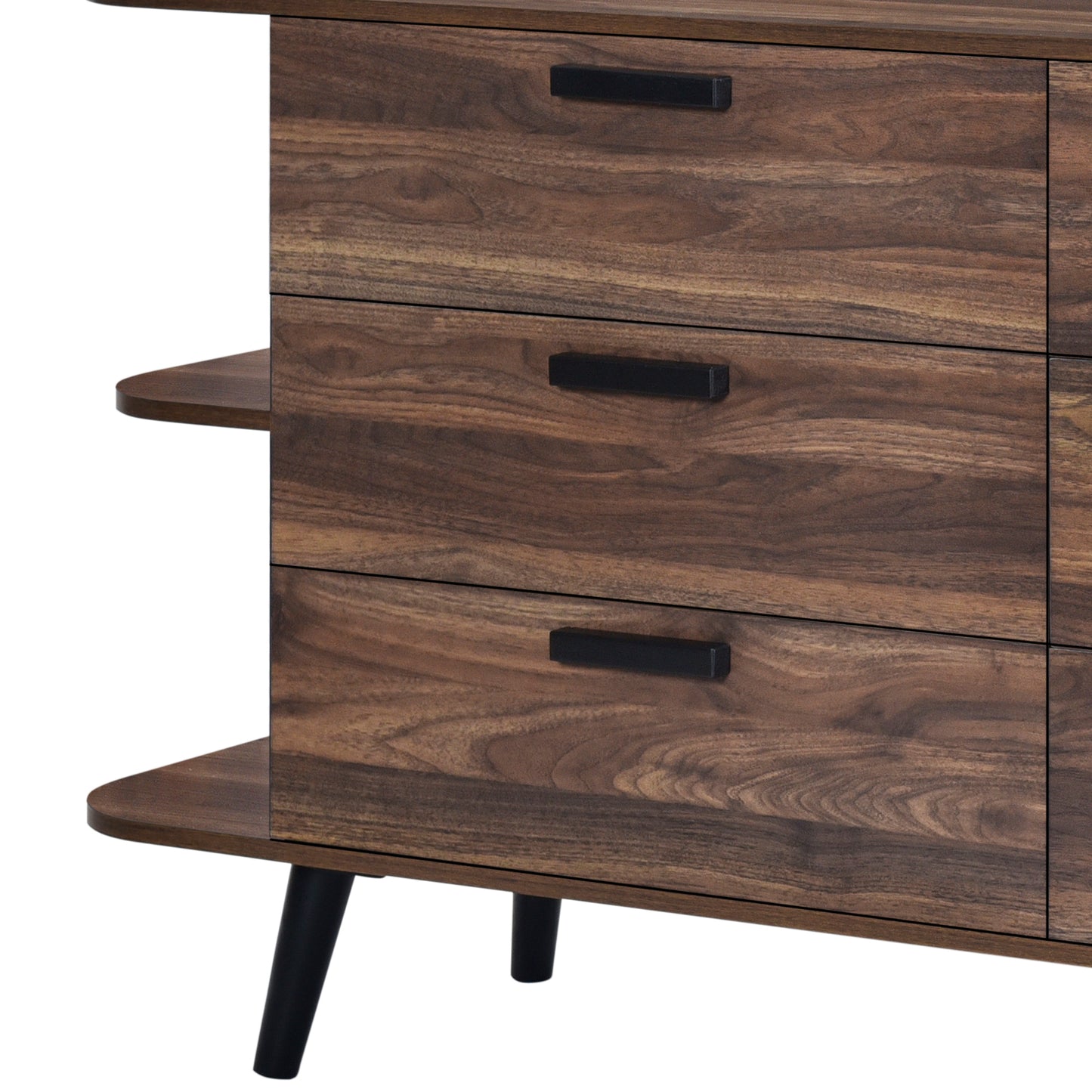 Salem 1.6m Sideboard Buffet Storage Cabinet - Walnut